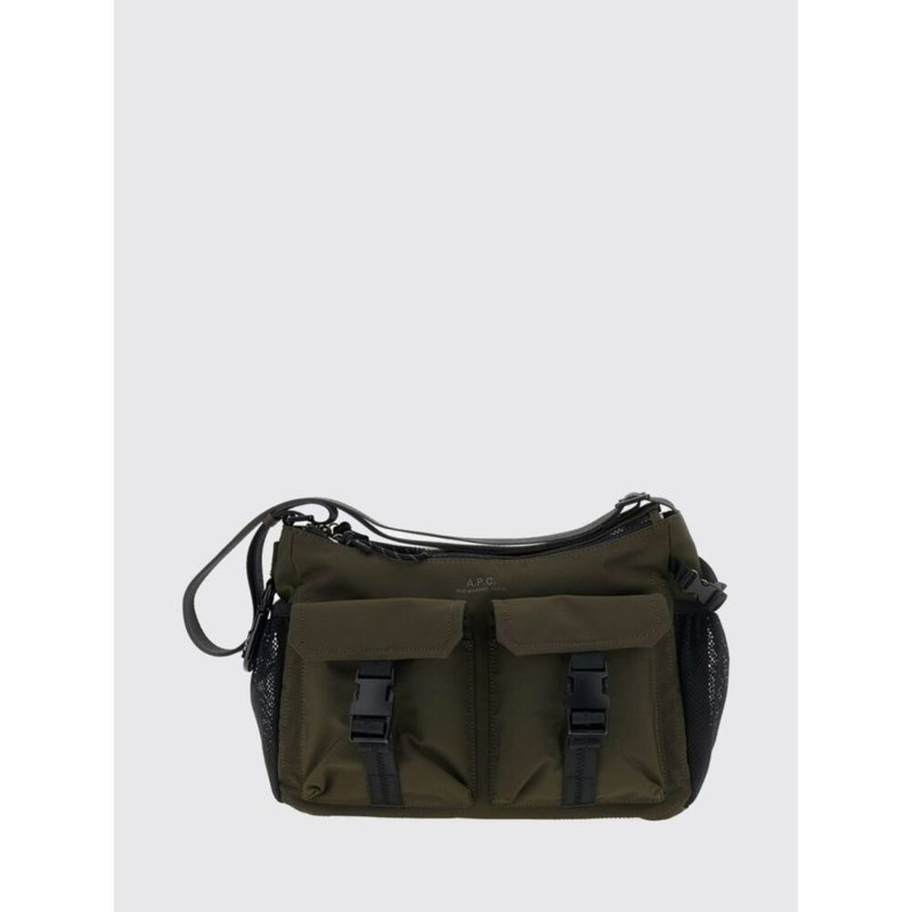 A.P.C. Men A.P.C. Utility Nylon Shoulder Bag With Adjustable Strap And Snap Hook